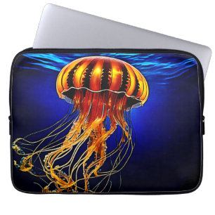 Ocean Glow Jelly Design Laptopschutzhülle