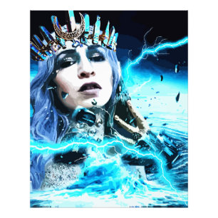Ocean Goddess Fantasy Abstract Art Fotodruck