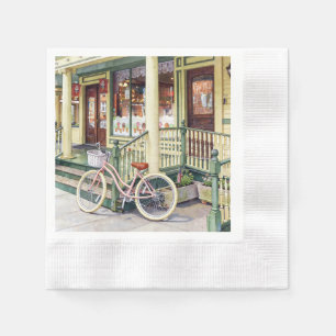 Ocean Grove NJ - Fahrrad vor Eisdiele Serviette