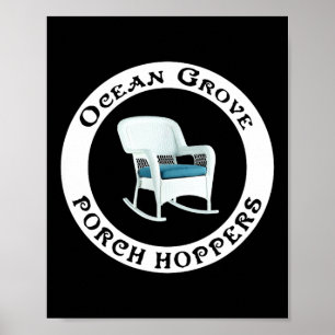 Ocean Grove Nj Rch Hopper Sommer Strand Geschenk M Poster