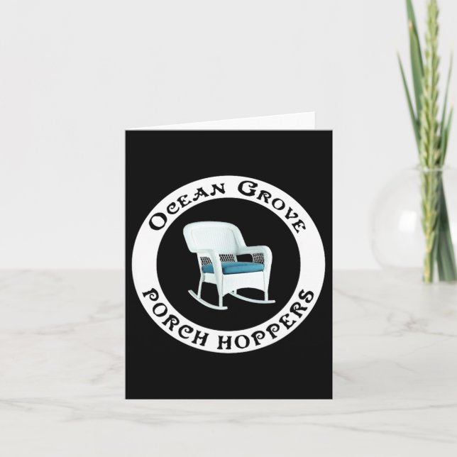 Ocean Grove Nj Rch Hopper Summer Beach Gift Men Wo Karte (Vorderseite)