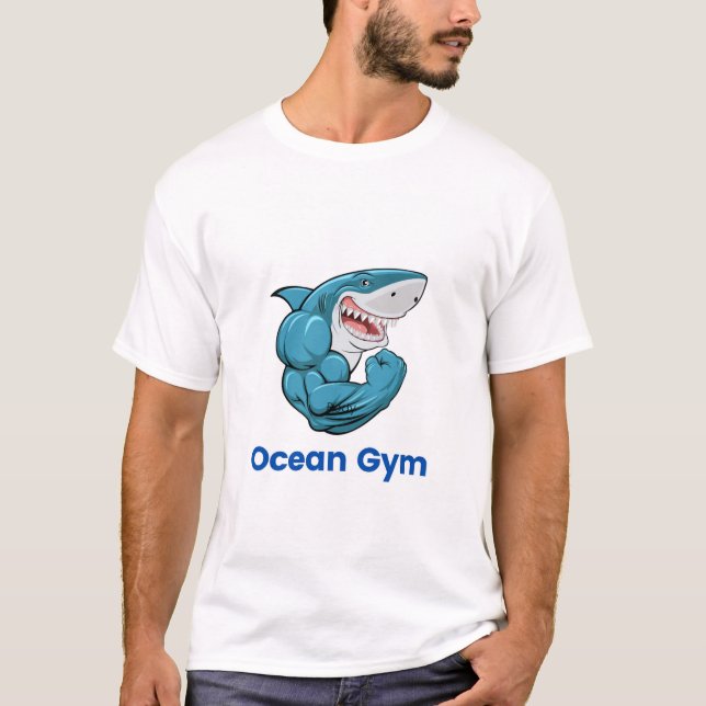 Ocean Gym White T Shirt (Vorderseite)
