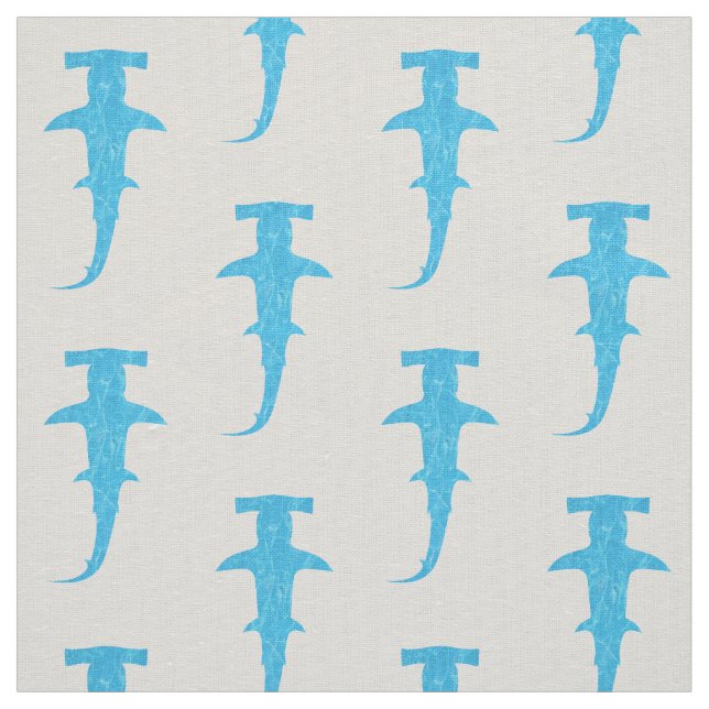 Ocean Hammerhead Shark Stoff (Muster)