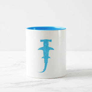 Ocean Hammerhead Shark Zweifarbige Tasse