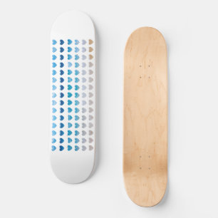 Ocean Hearts Skate Deck Skateboard