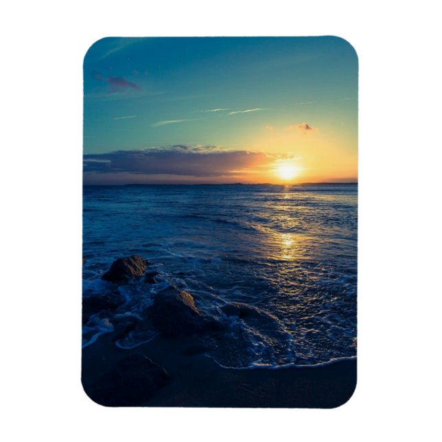 Ocean Horizon Sunset Magnet (Vertikal)