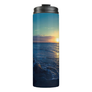 Ocean Horizon Sunset Thermosbecher