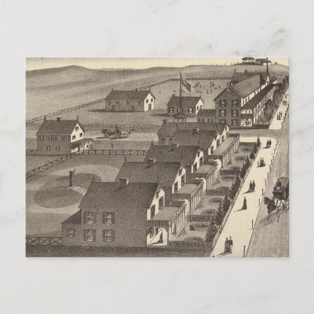 Ocean House, Point Pleasant, NJ Postkarte (Vorderseite)