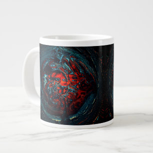 Ocean Inferno Rotes Glow Jumbo-Tasse