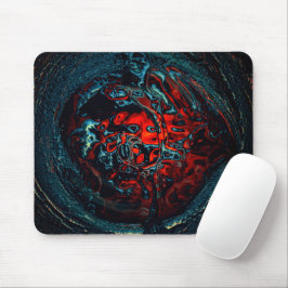 Ocean Inferno Rotes Glow Mousepad