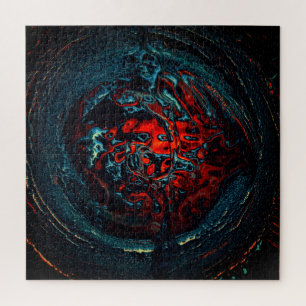 Ocean Inferno Rotes Glow Puzzle