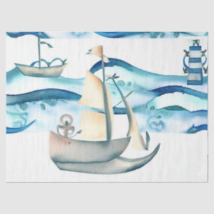 "Ocean Infused Inspiration: Nautical Voyage" Seidenpapier