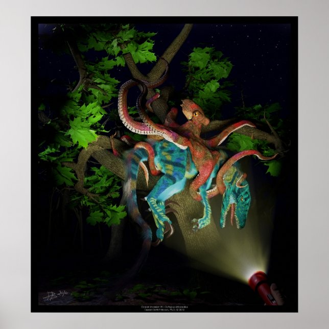 Ocean Invasion #1: Octopus arborealus Poster (Vorne)