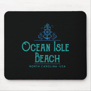 Ocean Isle Beach North Carolina Nautisches Design Mousepad