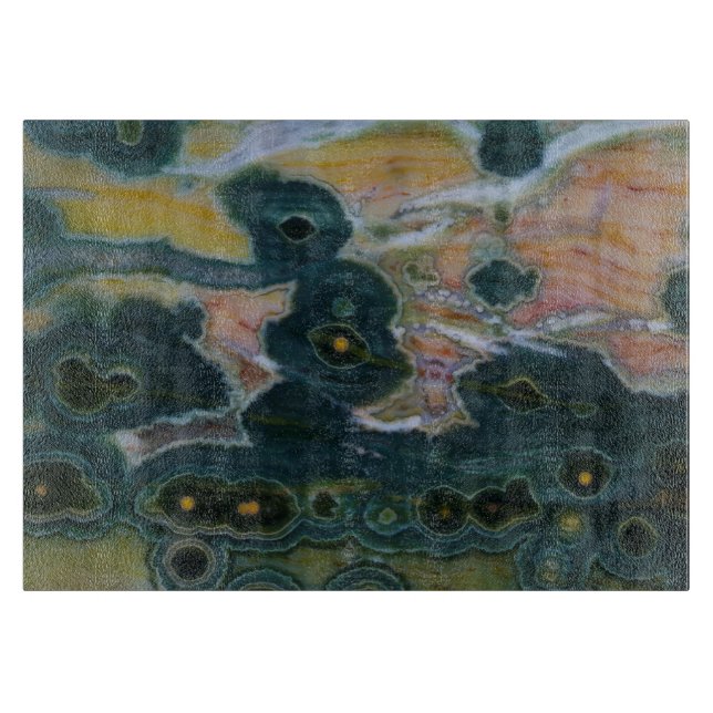 Ocean Jasper Slab Schneidebrett (Vorderseite)