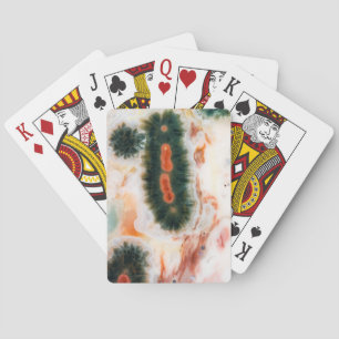 Ocean Jasper Stone gefunden in Madagaskar Spielkarten