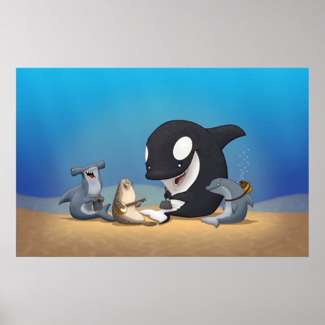 Ocean Jug Band Poster (Vorne)