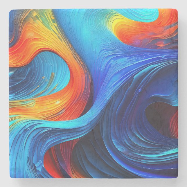 Ocean Lava "Astralsurge" Steinuntersetzer (Vorderseite)