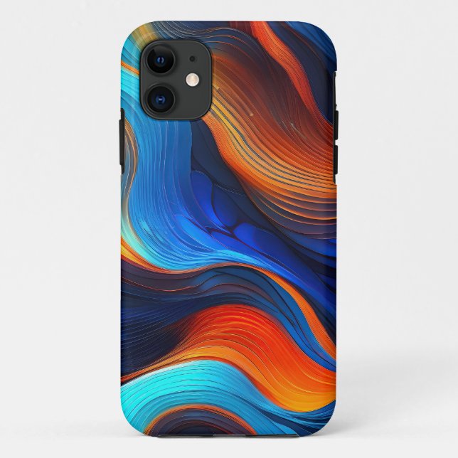Ocean Lava "Oceanforge" Case-Mate iPhone Hülle (Rückseite)