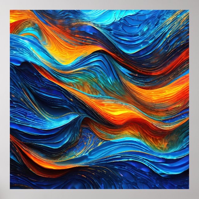 Ocean Lava "Pyroquatic" Poster (Vorne)