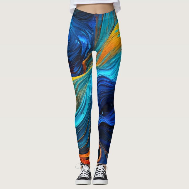 Ocean Lava "Tempestial" Leggings (Vorderseite)