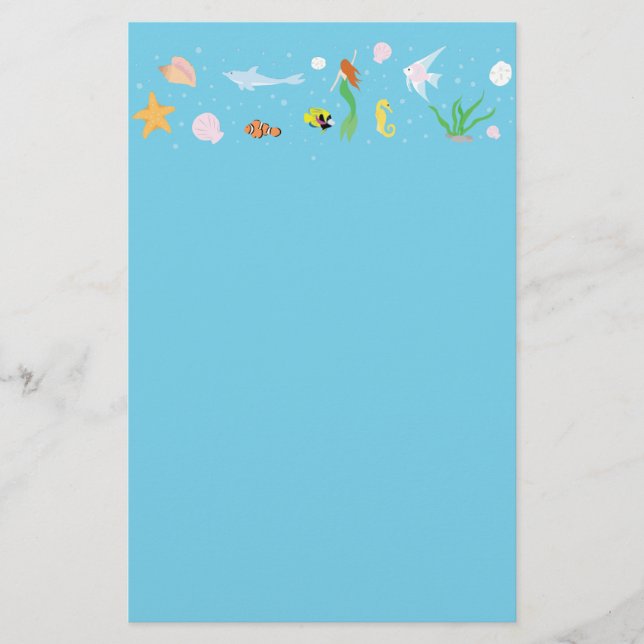 Ocean Life Briefpapier (Vorderseite)