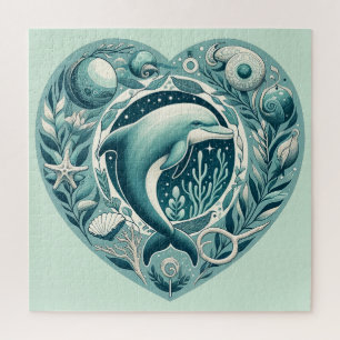 Ocean Life Dolphin Puzzle