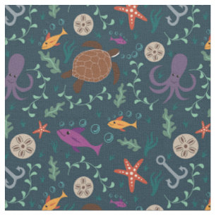 Ocean Life Fabric Stoff