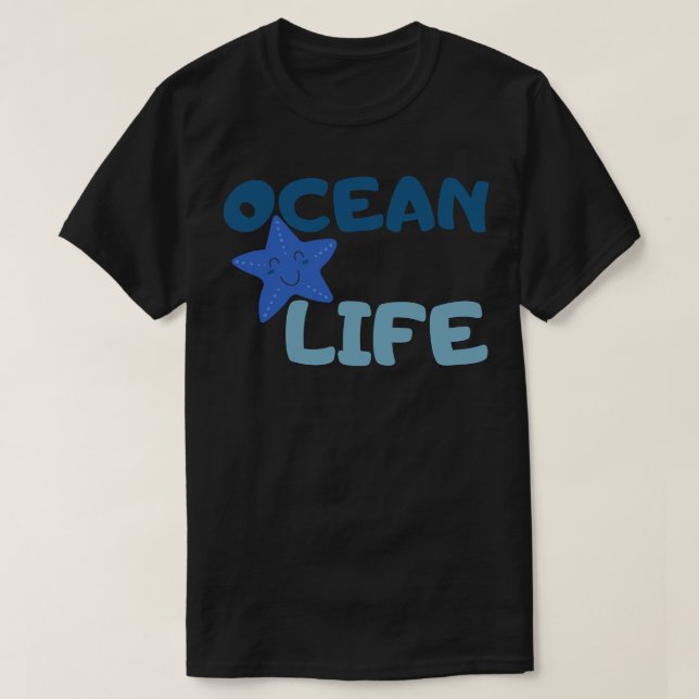 Ocean Life Fun Summer Beach Sand Surf Design T-Shirt (Design vorne)