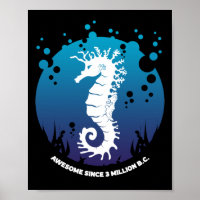 Ocean Life Graphic Design - Seepferde