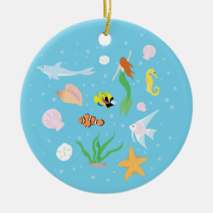Ocean Life Keramikornament