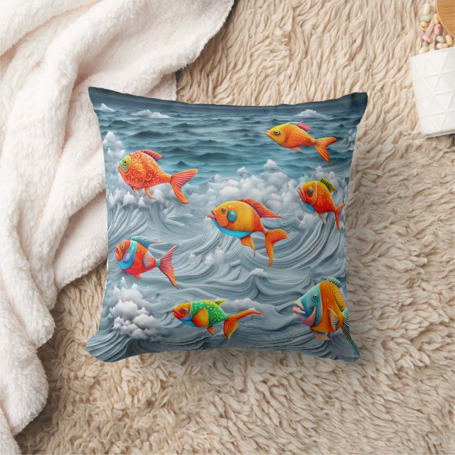 Ocean Life Kissen (Decke)