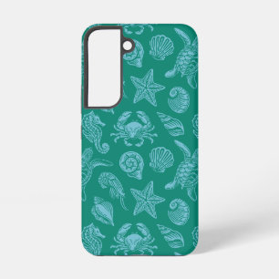 Ocean Life Pattern - Sea Ästhetik Samsung Galaxy Hülle