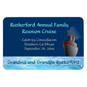 Ocean Liner Custom Hztl. Door Marker Magnet