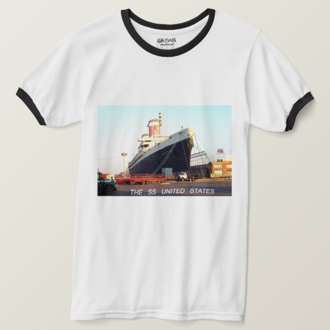 Ocean Liner der Vereinigten Staaten von Staaten   T-Shirt (Design vorne)