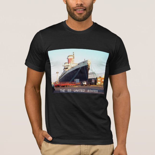 Ocean Liner der Vereinigten Staaten von Staaten    T-Shirt (Vorderseite)