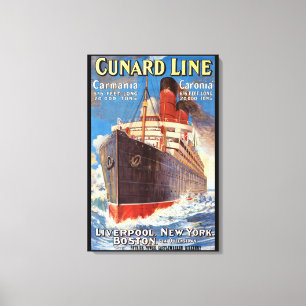 OCEAN LINER EUROPA - AMERIKA CANVAS DRUCKEN LEINWANDDRUCK