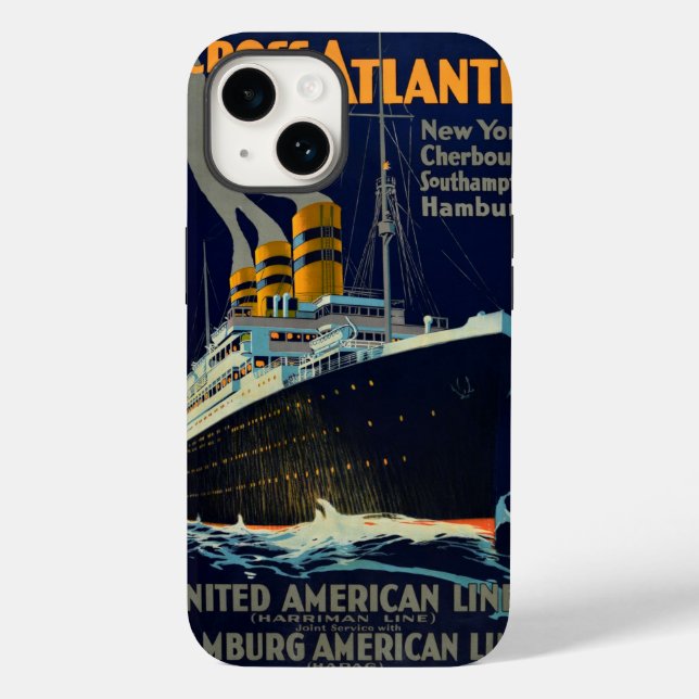 OCEAN LINER EUROPA AMERIKA Case-Mate iPhone HÜLLE (Rückseite)