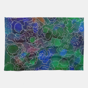 Ocean Maze Geschirrtuch