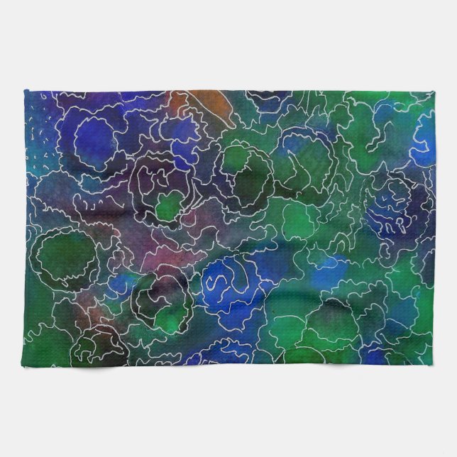 Ocean Maze Geschirrtuch (Horizontal)
