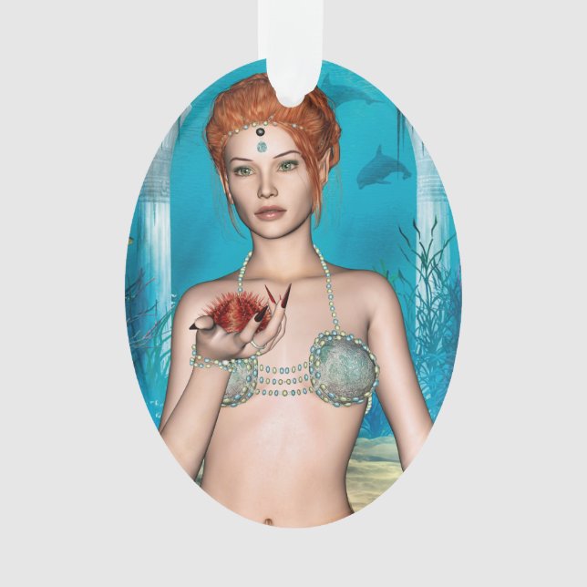 Ocean Mermaid Ornament (Vorderseite)
