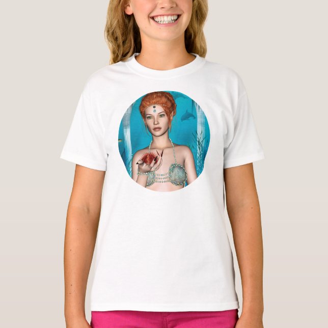Ocean Mermaid T-Shirt (Vorderseite)
