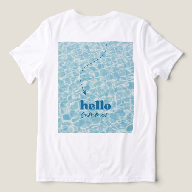 Ocean Mind – Geboren zum Schweben Tri-Blend Shirt (Design Rückseite)