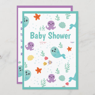 Ocean Ocean Baby Shooter Einladung