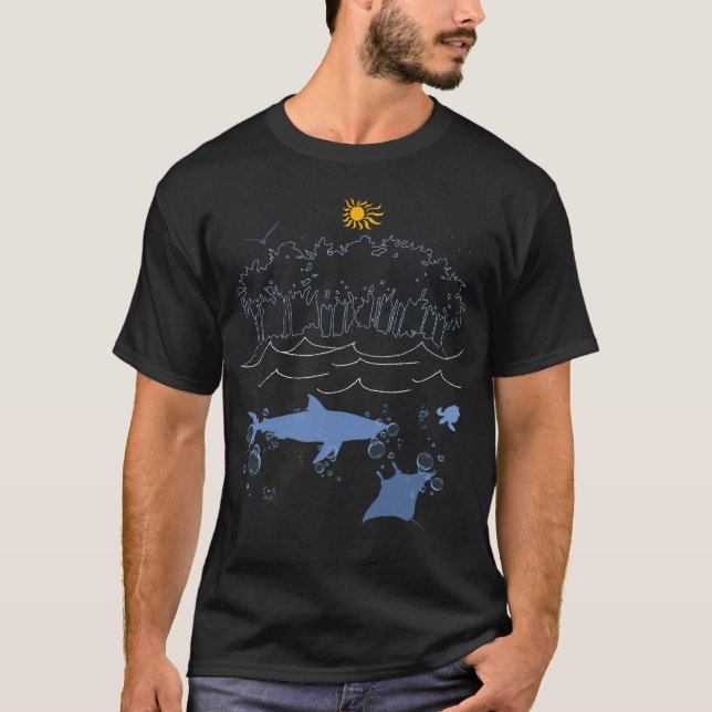 Ocean Paradise T-Shirt (Vorderseite)