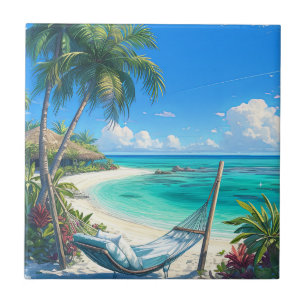 Ocean Paradise - Tropical Beach Oase Fliese