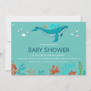 Ocean Party Einladung der Babydusche