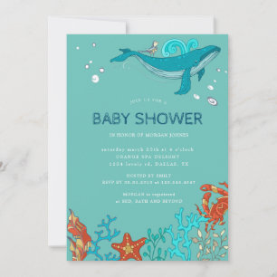 Ocean Party   Einladung der Babydusche