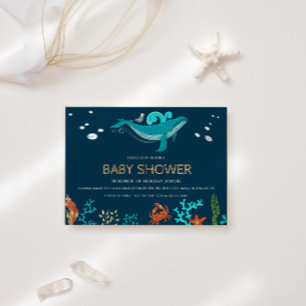 Ocean Party Einladung der Babydusche