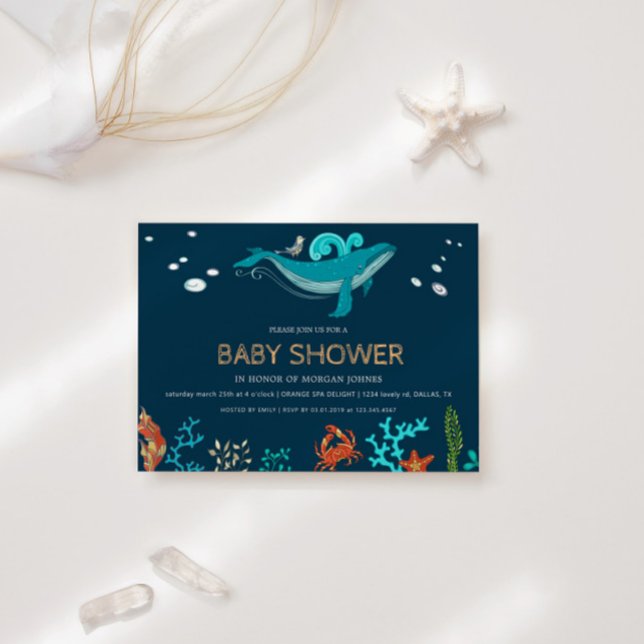 Ocean Party | Einladung der Babydusche (Von Creator hochgeladen)